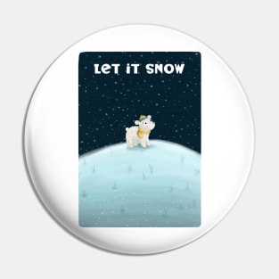 Snowy Bear Pin