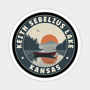 Keith Sebelius Lake Kansas Sunset Magnet