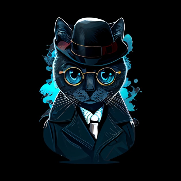 Detective cat by Pixy Official