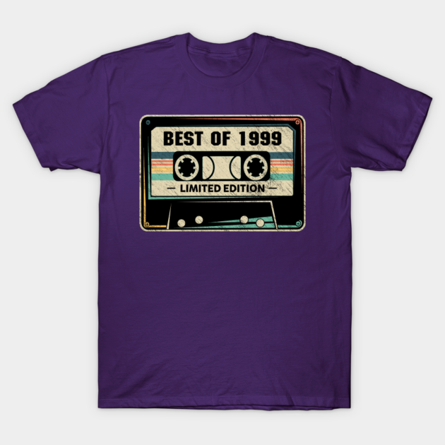 Discover 1999 Old Cassette Tape Birthday - 1999 Birthday - T-Shirt