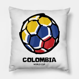 Colombia Football Country Flag Pillow