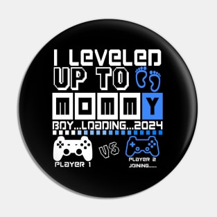 I Leveled Up To Mommy. Boy Loading 2024. Soon To Be Mom. Baby boy Pin