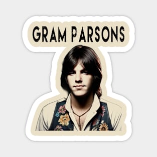 Gram Parsons Magnet