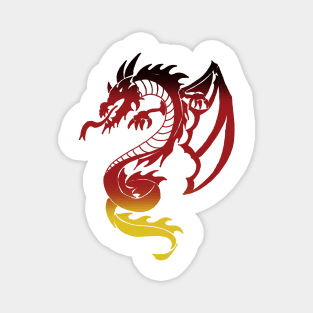 German Dragon Tattooo Magnet