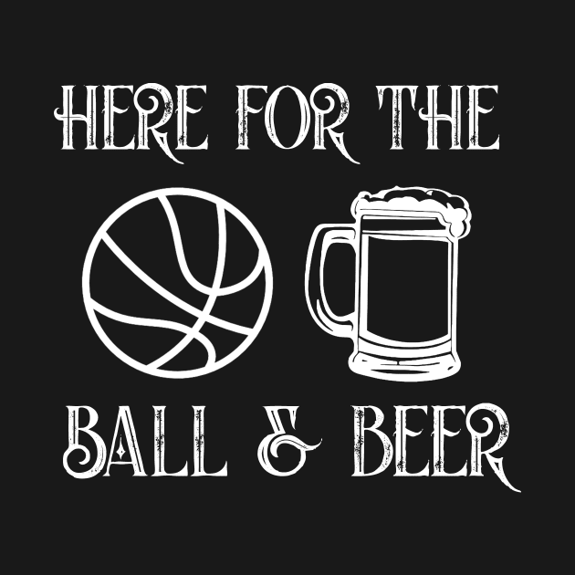 Balls & beer funny basketball alley sport drinking by MarrinerAlex