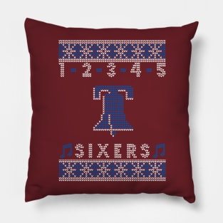 Ugly Sixers Xmas (red) Pillow