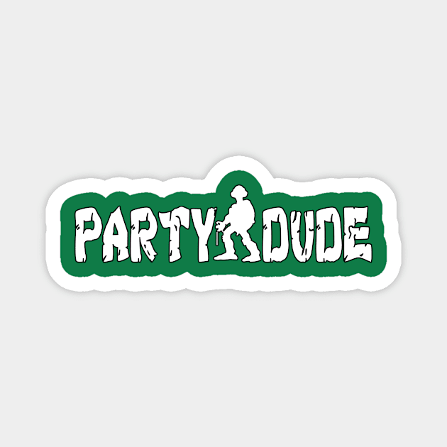 Party Dude Magnet by B Shelly Customs