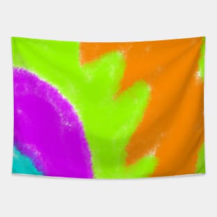 Colorful abstract texture watercolor art design Tapestry