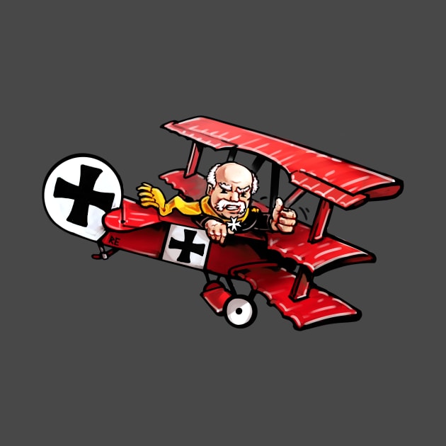 Red Baron meets Bismarck - Fokker Dr.I Triplane by MilitaryAviationHistory