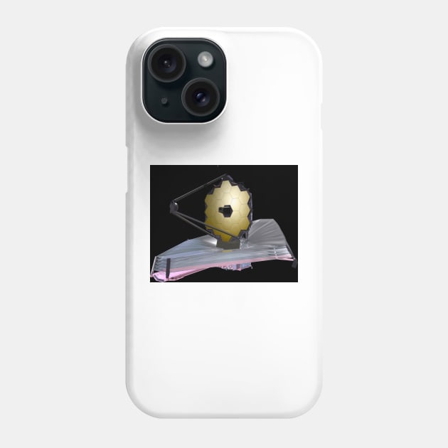 James Webb Space Telescope, illustration (C022/8478) Phone Case by SciencePhoto