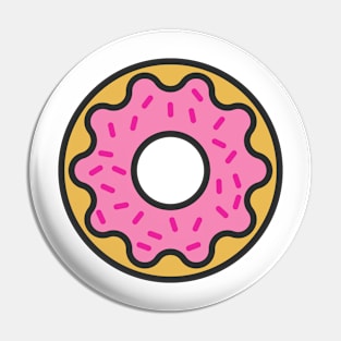 Pink Donut with Sprinkles Pin