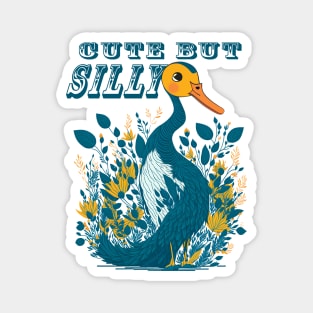 Cute But Silly Goose Magnet