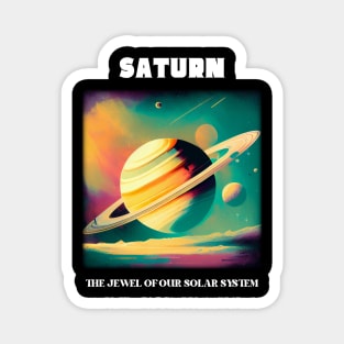 Saturn - The Jewel of our Solar System Magnet