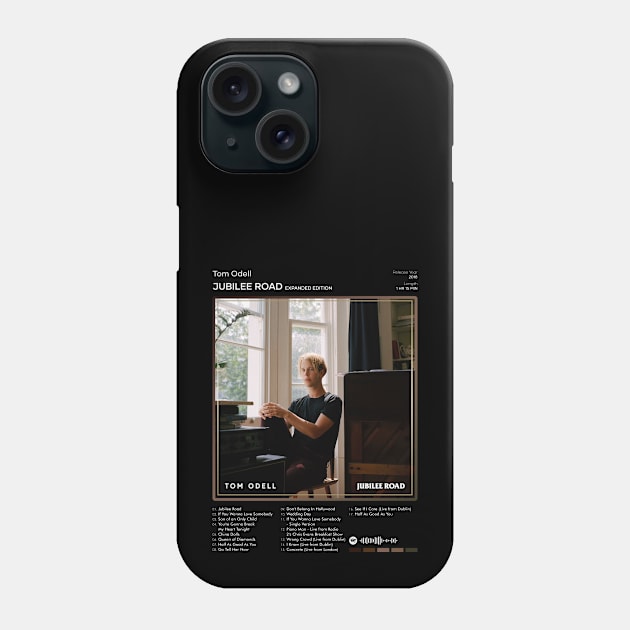 Tom Odell - Jubilee Road Tracklist Album Phone Case by 80sRetro