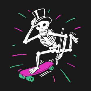 Skateboard Skeleton T-Shirt