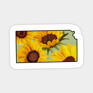 Kansas state flower sunflower Magnet