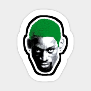 rodzilla-dennis Rodman (black) design Magnet