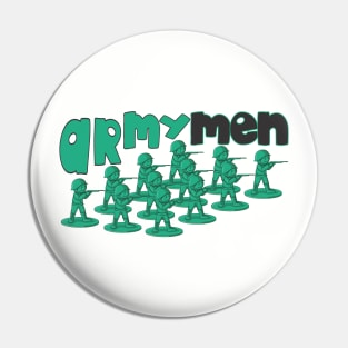 Army Men Green Plastic Soldiers Pin