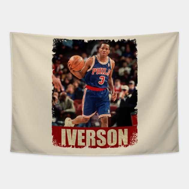 Allen Iverson - NEW RETRO STYLE Tapestry by FREEDOM FIGHTER PROD