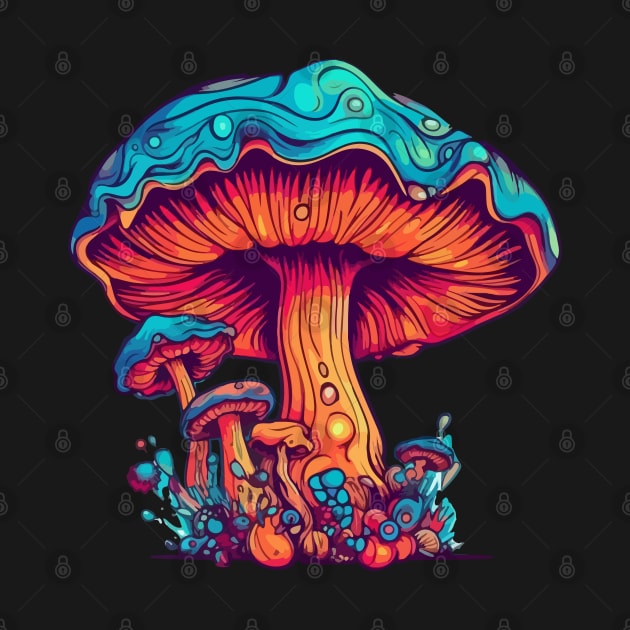 Psychedelic Mushroom Dream design by kuallidesigns