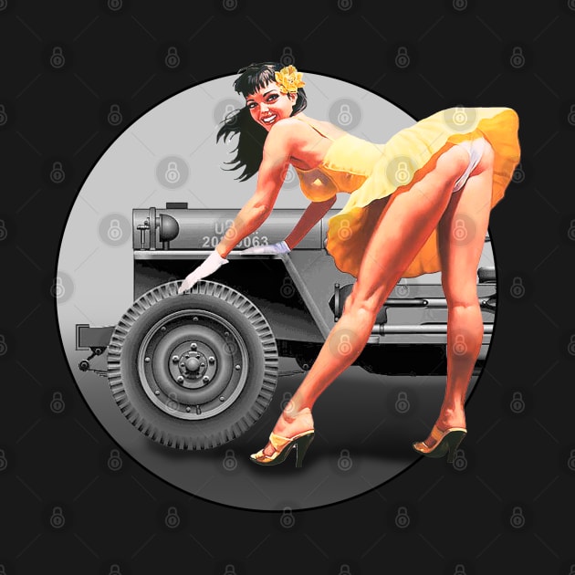 Pinup Girls Classic Vehicle WW2 by Jose Luiz Filho
