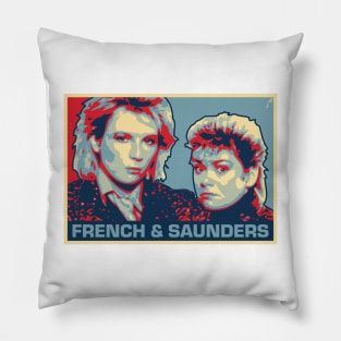 French & Saunders Pillow