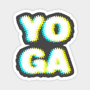 Yoga Halftone Magnet