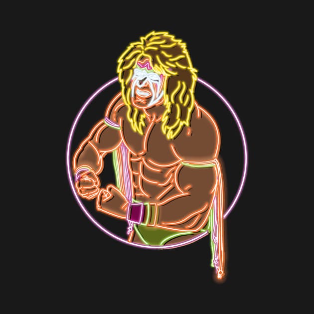 Ultimate Warrior neon color by AJSMarkout