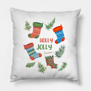 Holly Jolly Pillow