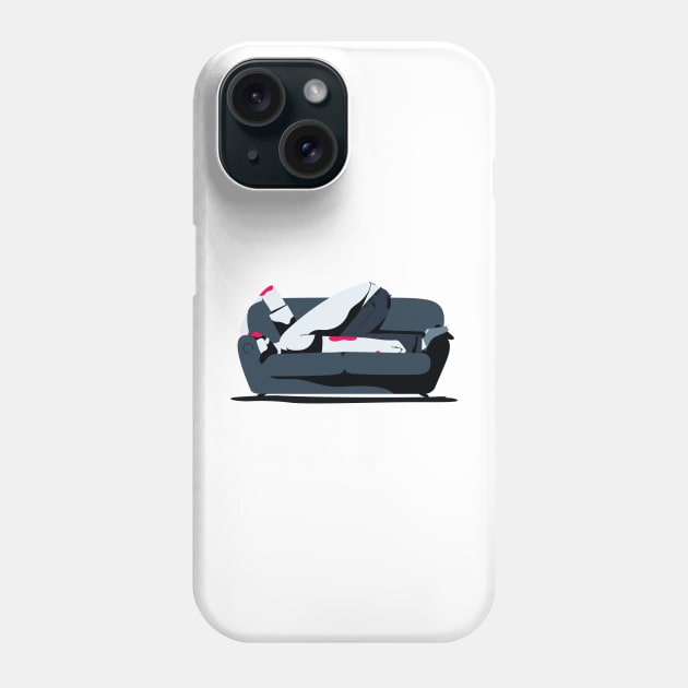 depressed man Phone Case by gani