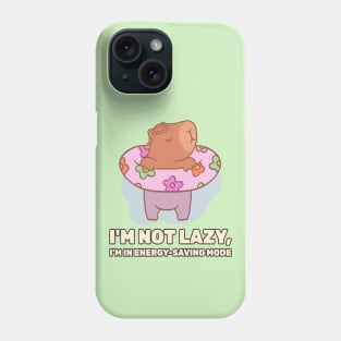 I'm not lazy, I'm in energy-saving mode funny meme Phone Case