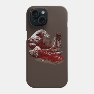 THE GREAT RED WAVE Phone Case