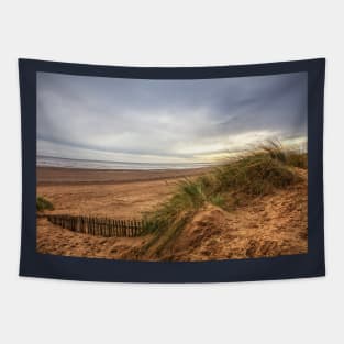 Mablethorpe Sand Dunes, Storm Coming Tapestry