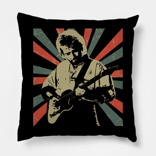 Keith Whitley || Vintage Art Design || Exclusive Art Pillow by Setipixel