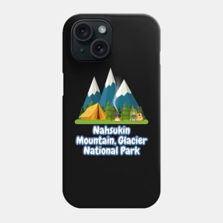 Nahsukin Mountain, Glacier National Park Phone Case