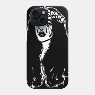 Cry beautiful girl Phone Case