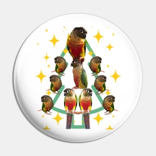 Parrot Bird Christmas Tree Ornament Funny Xmas Pin