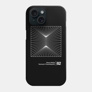 Steve Reich / Original Minimalist Graphic Design Phone Case