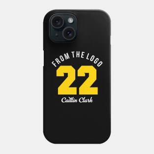 from the logo caitlin clark 22 Phone Case