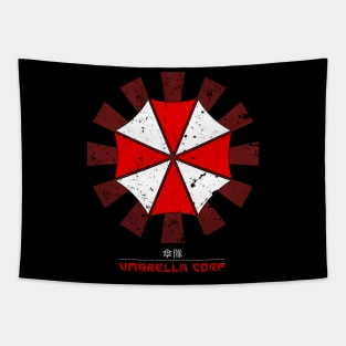 Umbrella Corp Retro Japanese Resident Evil Tapestry