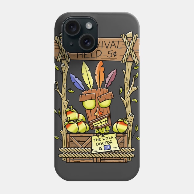 The Witch Doctor Is In Phone Case by IceColdTea