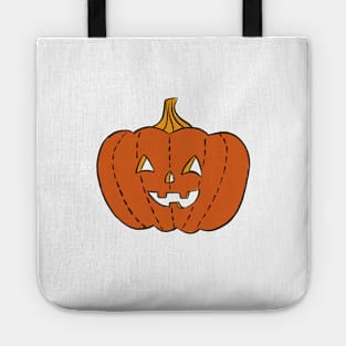 Happy Pumpkins - Beige Tote