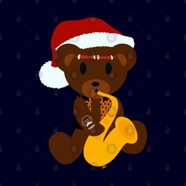 Eddie's Teddy w/Santa Hat by SpectreSparkC