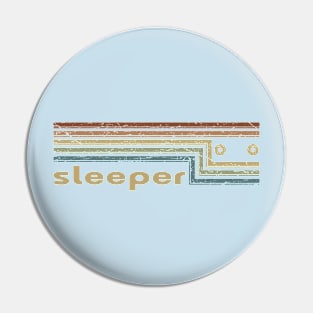 Sleeper Cassette Stripes Pin