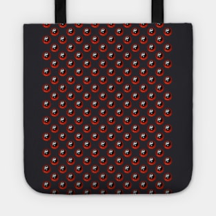 Yin Yang Design - Orange Color Pattern Tote