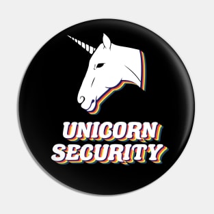 unicorn security funny unicorn bouncer, Pin