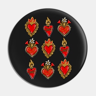 Sacred hearts Pin