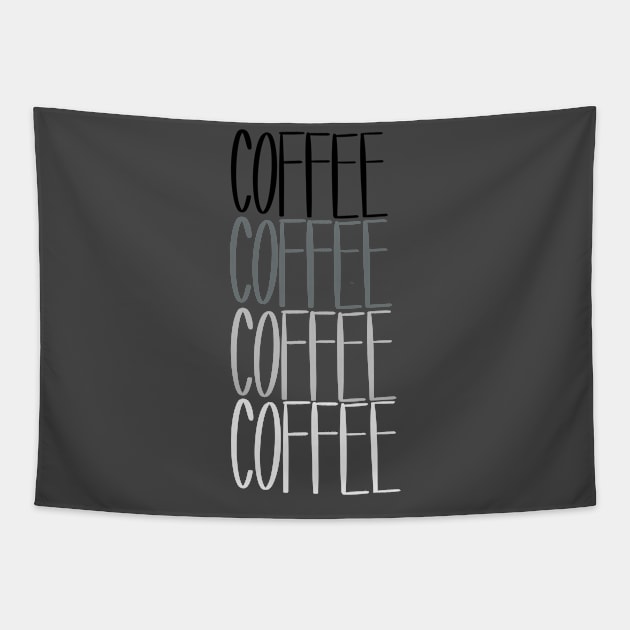 Coffee on Repeat Tapestry by ACupofTeeDesigns