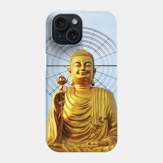 Golden Buddha Phone Case by fineart