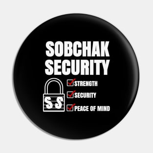 Sobchak Security (White) Pin